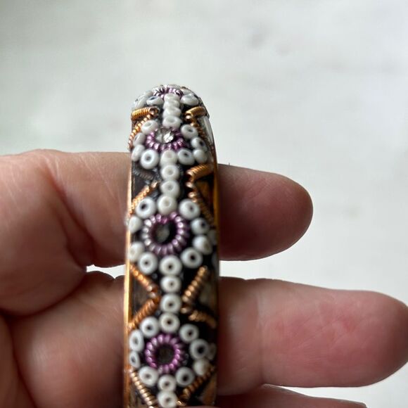 Vintage copper bangle set - Picture 13 of 16